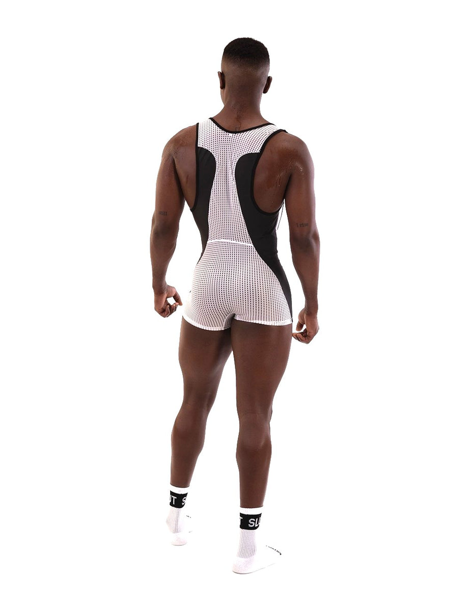 Barcode Berlin Sanke mesh singlet white – Egoist Underwear