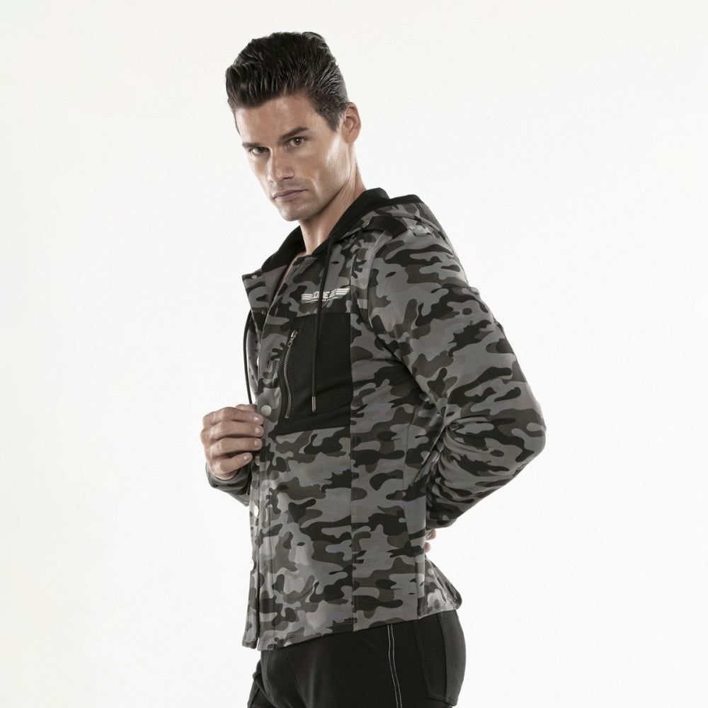 Code 22 Chaqueta deportiva con capucha Core Code22 Gris - textil