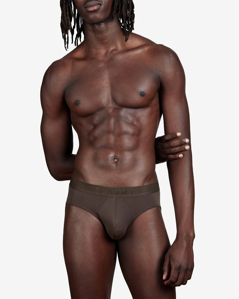 Teamm8 Skin brief stunning dark brown – Egoist Underwear
