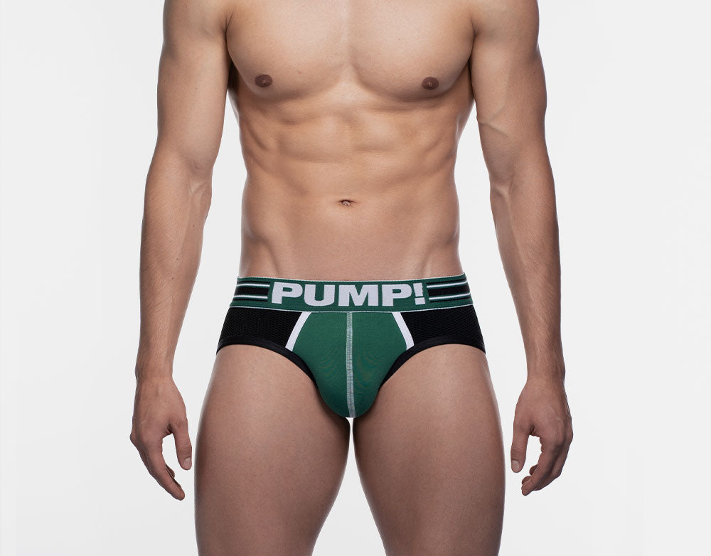 PUMP Boost jockstrap black/ green – Egoist Underwear