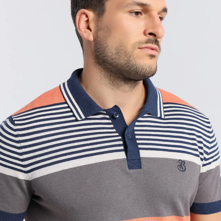 Bendorff striped cotton polo shirt