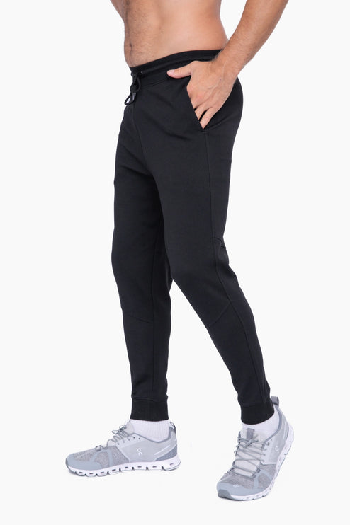 Mono B Sleek slim-fit jogger pants black