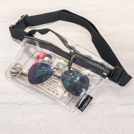 Clear ultra slim fanny pack