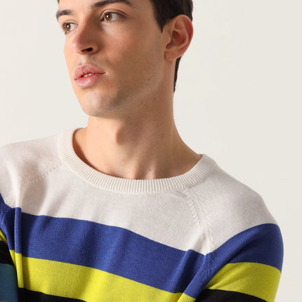 Six Valves lightweight striped sweater