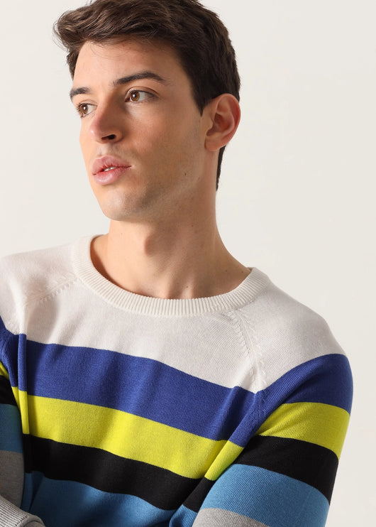 Six Valves lightweight striped sweater