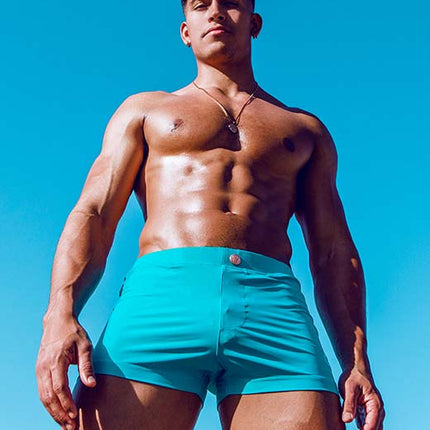 2eros Bondi swim boxer trunk breeze green