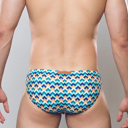 2eros Chevy swim brief blue