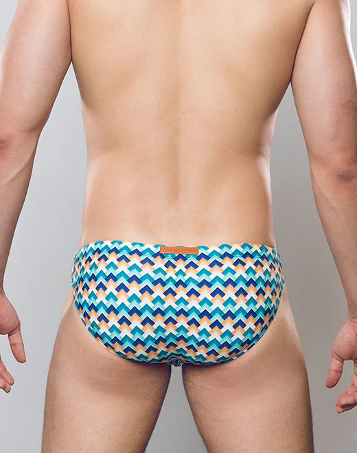 2eros Chevy swim brief blue