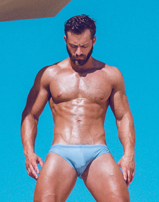 2eros Core swim brief faded denim