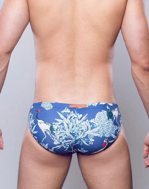 2eros Orient Dream swim brief blue