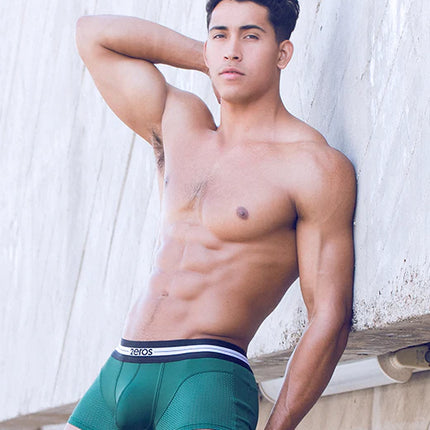 2eros Aktiv Helios mesh boxer hunter green