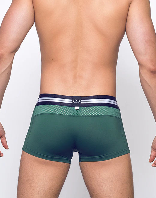 2eros Aktiv Helios mesh boxer hunter green