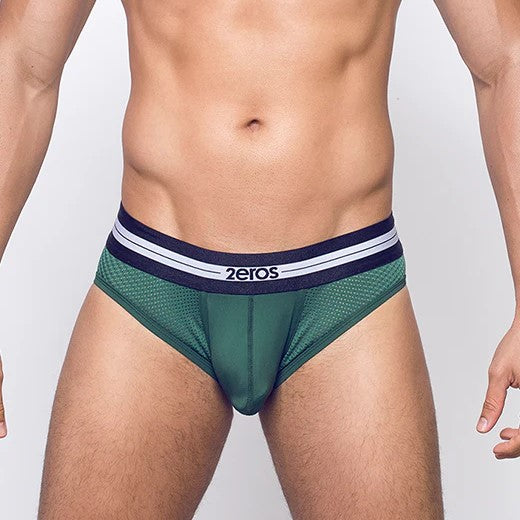 2eros Aktiv Helios mesh brief hunter green