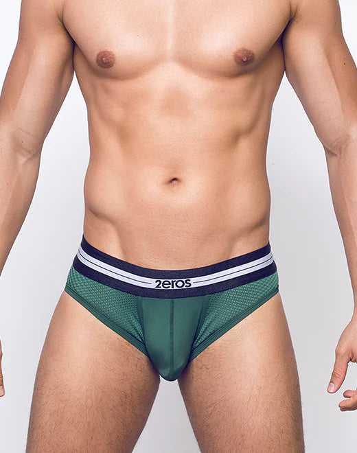 2eros Aktiv Helios mesh brief hunter green