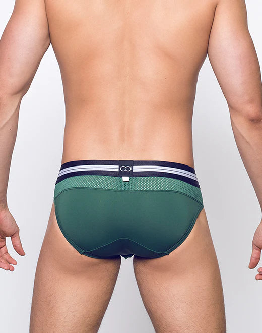 2eros Aktiv Helios mesh brief hunter green