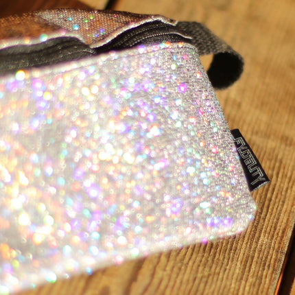 Ultra slim fanny pack dazzler glam glitter