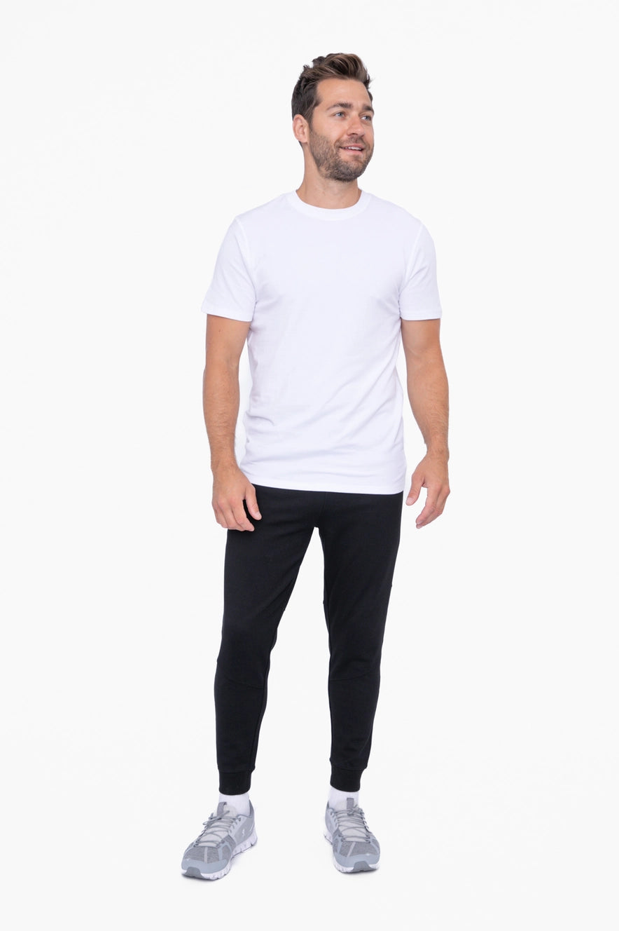 Mono B Sleek slim-fit jogger pants black