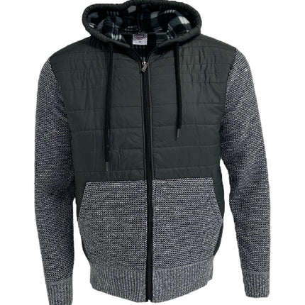 Sugar Ethan hooded jacket ash grey