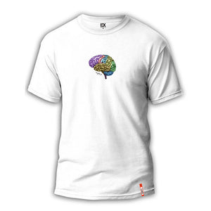 Eight X Brain graphic t-shirt white