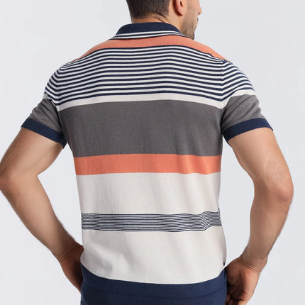 Bendorff striped cotton polo shirt