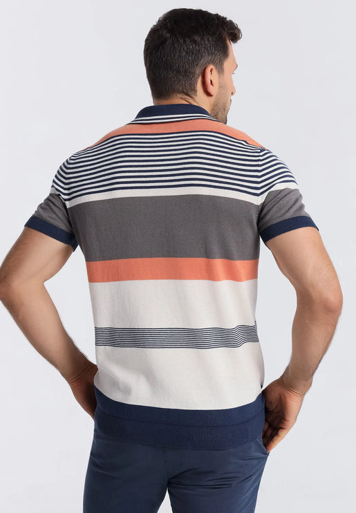 Bendorff striped cotton polo shirt