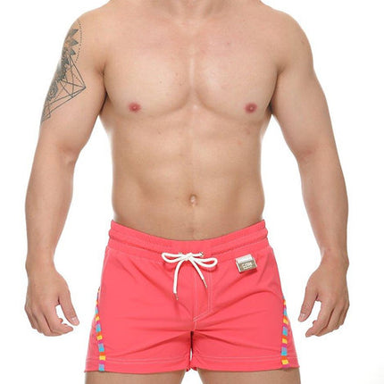 STUD Zeke 4" swim beach short pink