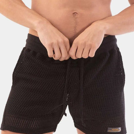 Barcode Berlin Buko 4" crochet short black