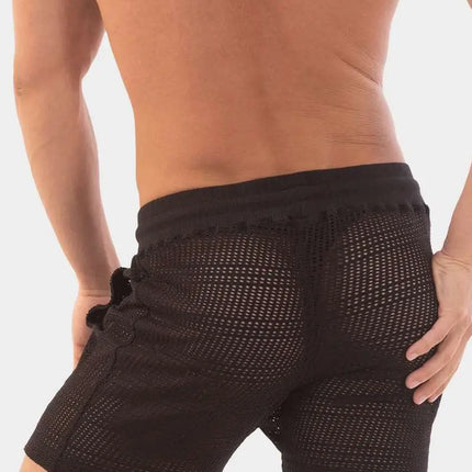 Barcode Berlin Buko 4" crochet short black