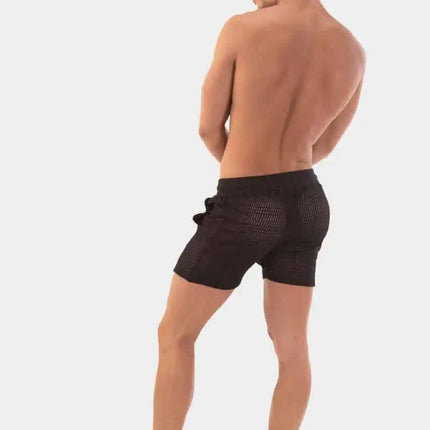 Barcode Berlin Buko 4" crochet short black