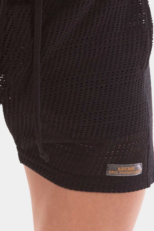 Barcode Berlin Buko 4" crochet short black