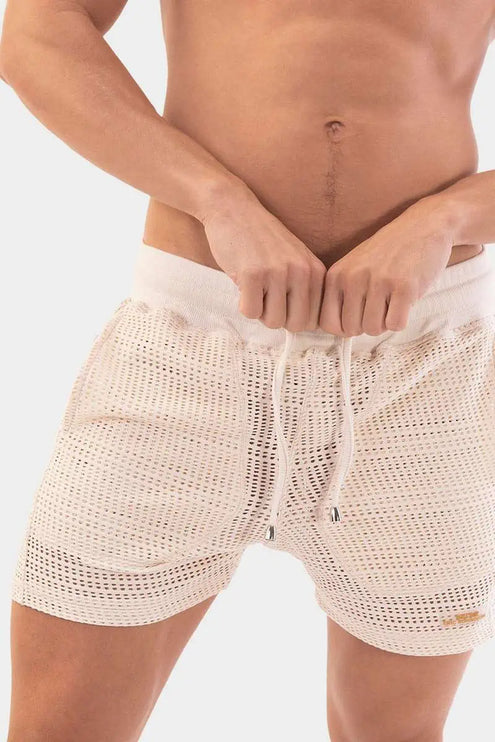 Barcode Berlin Buko 4" crochet short nude