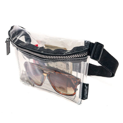 Clear ultra slim fanny pack