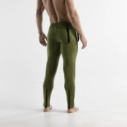 Code 22 Core slim-fit cotton jogger 9805 khaki green