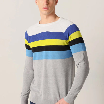 Six Valves lightweight striped sweater