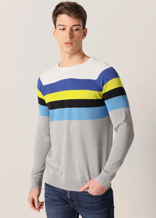 Six Valves lightweight striped sweater