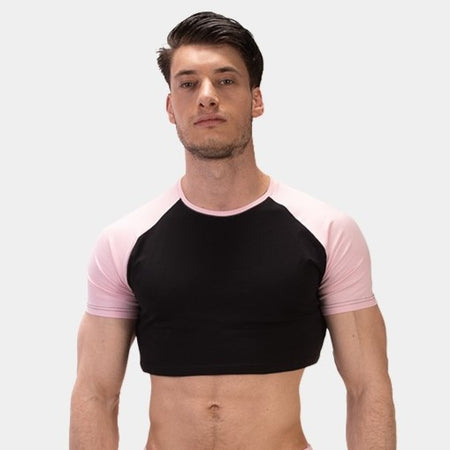 Barcode Berlin Alva crop top blue/pink – Egoist Underwear