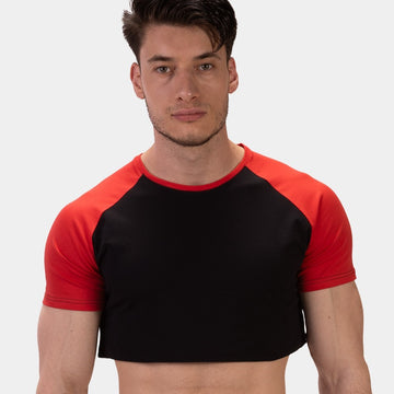 Barcode Berlin Alva crop top black/red – Egoist Underwear