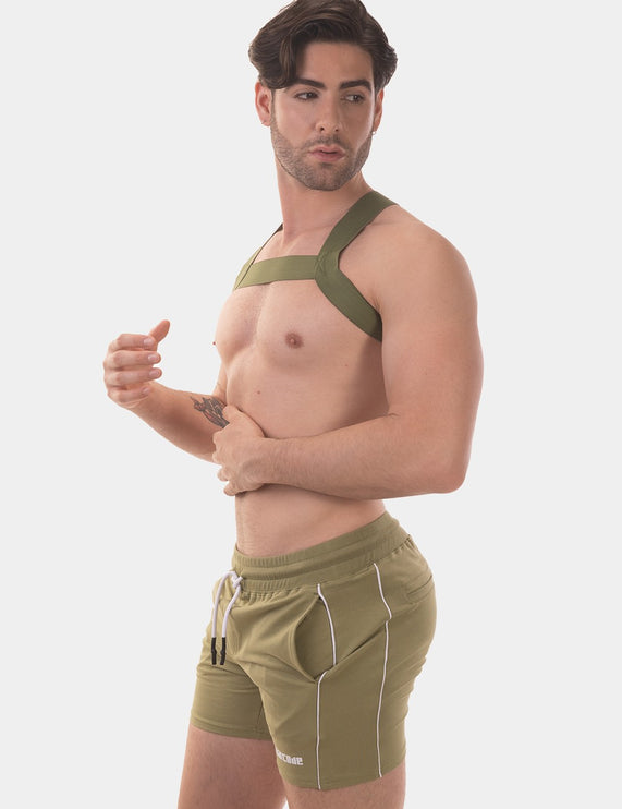 Barcode Berlin Matt harness khaki green