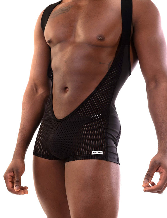 Barcode Berlin Sanke mesh singlet black