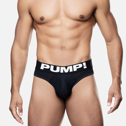 PUMP Classic mesh thong black