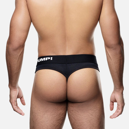 PUMP Classic mesh thong black