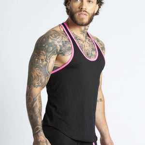 Gigo Misty stringer tank black/pink