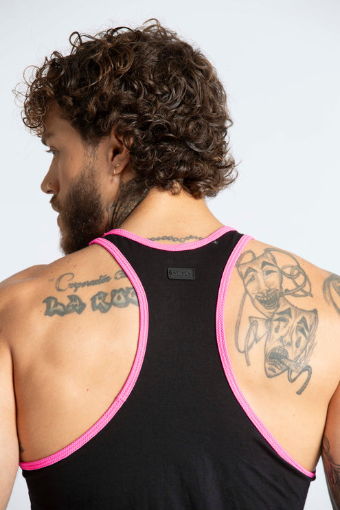 Gigo Misty stringer tank black/pink