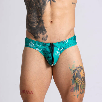 Gigo Paradise swim brief teal