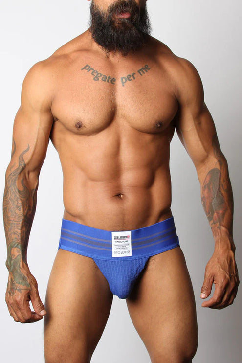 Cellblock 13 Tight End 3" jockstrap blue