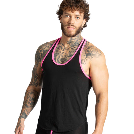 Gigo Misty stringer tank black/pink