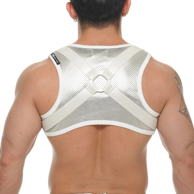 STUD Core chest party harness silver