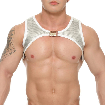 STUD Core chest party harness silver