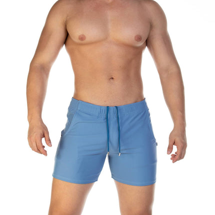 Gigo Traditional 5" swim trunks blue