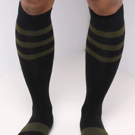 Cellblock 13 Linebacker knee-high socks black/army green